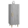 Voir la diapositive 5 : VIDAXL Buffet Sonoma gris 34,5x34x90 cm Bois d'ingenierie