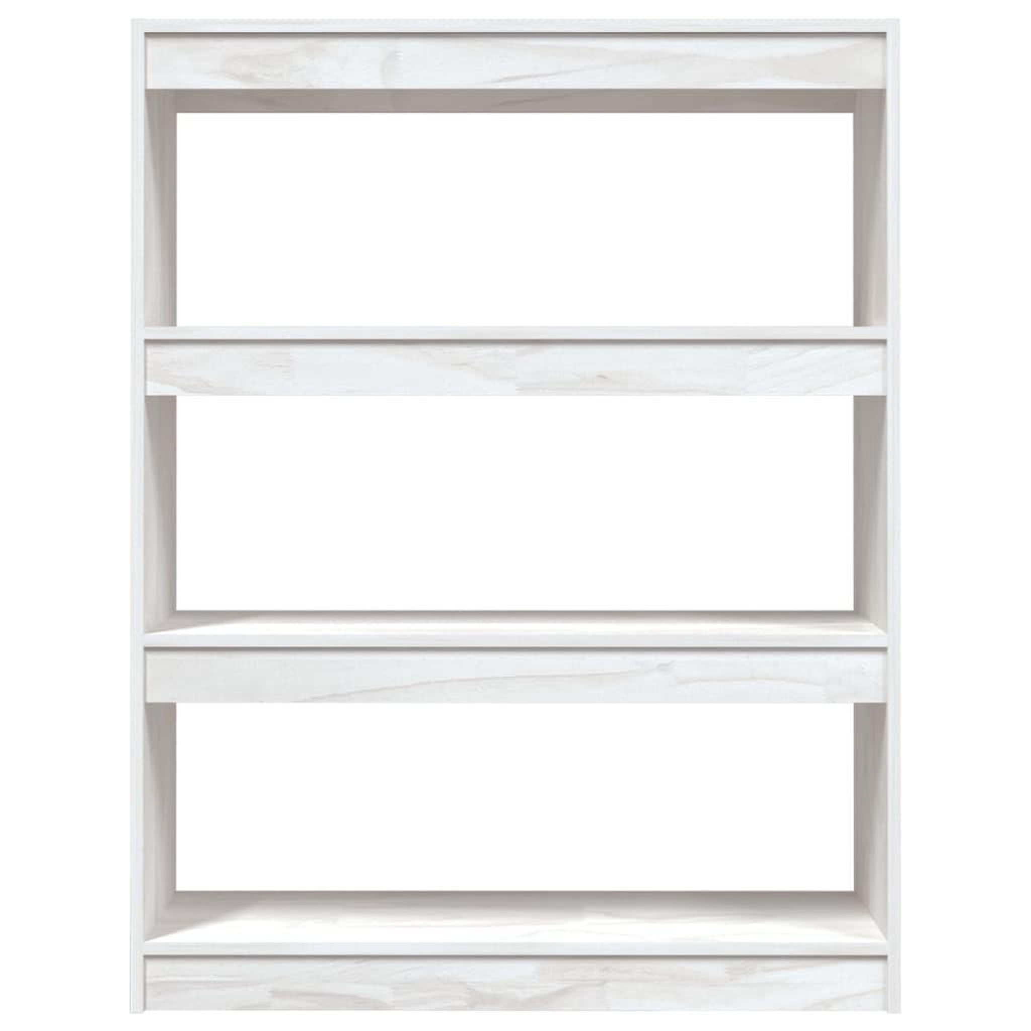 Voir la diapositive 5 : VIDAXL Bibliotheque/Separateur de piece Blanc 100x30x103 cm Pin massif