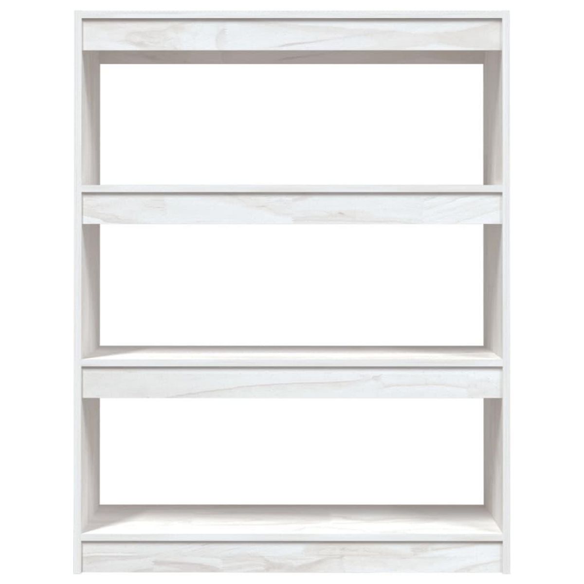 VIDAXL Bibliotheque/Separateur de piece Blanc 100x30x103 cm Pin massif
