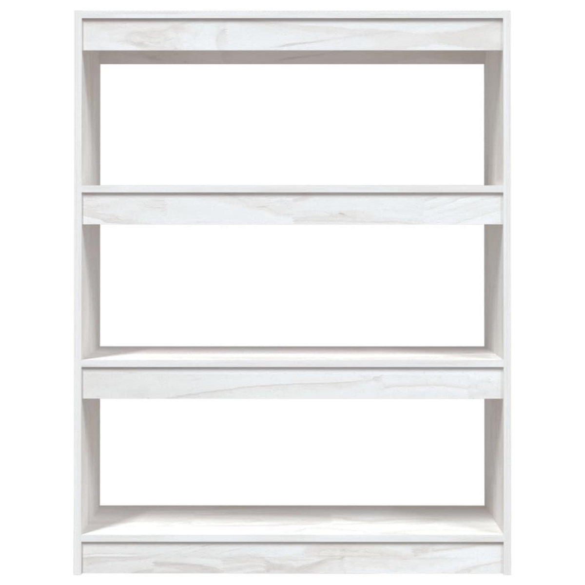 VIDAXL Bibliotheque/Separateur de piece Blanc 100x30x103 cm Pin massif