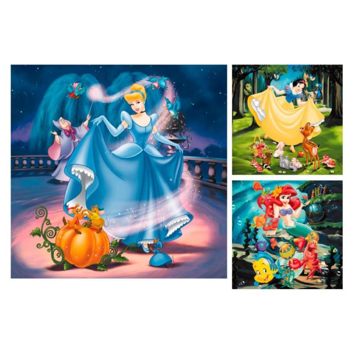 RAVENSBURGER RAVENSBURGER Disney Princess, 3x49st.
