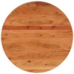 VIDAXL Dessus de table Ø80x2,5 cm rond bois massif d'acacia