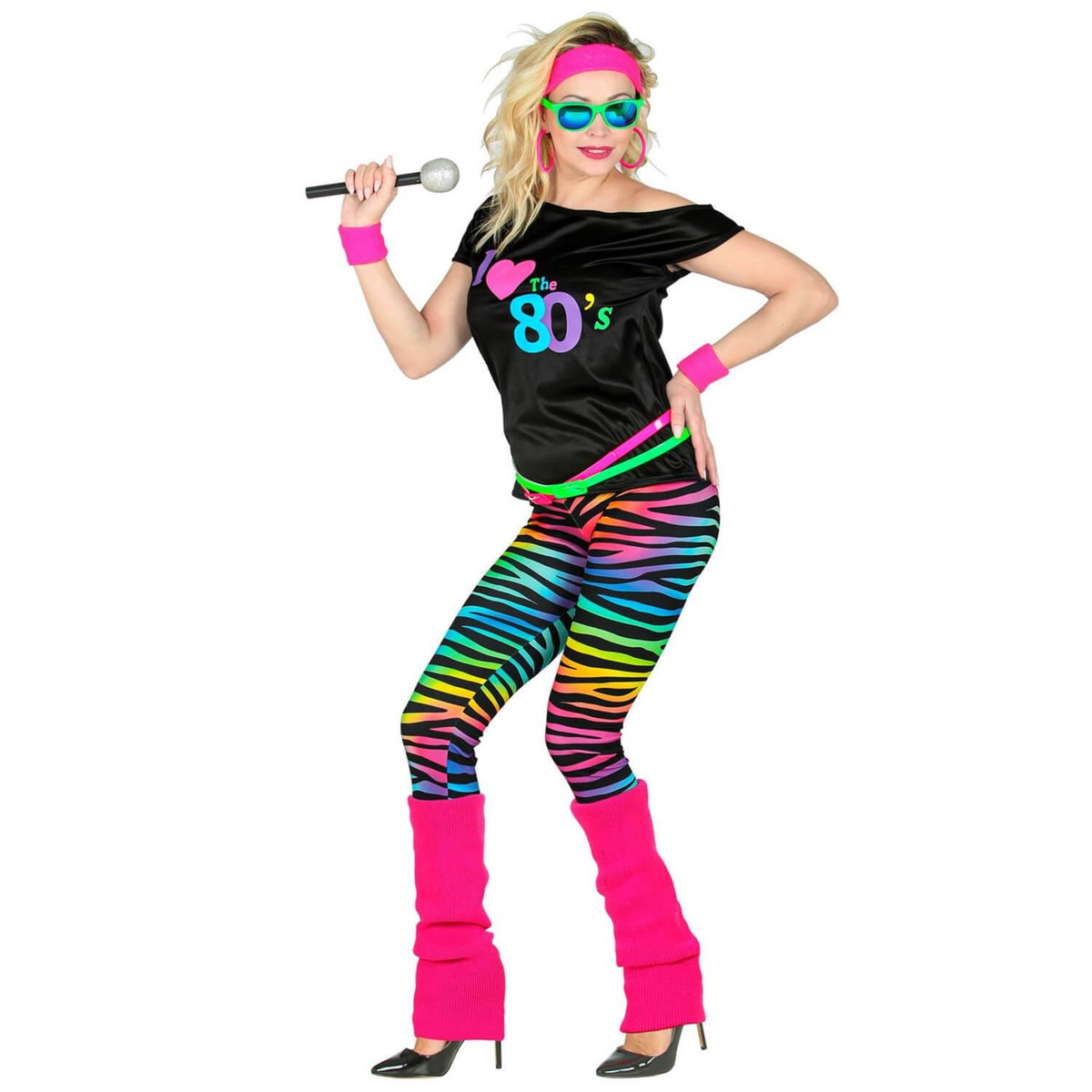 WIDMANN Déguisement mode des années 80 - L - 40/42