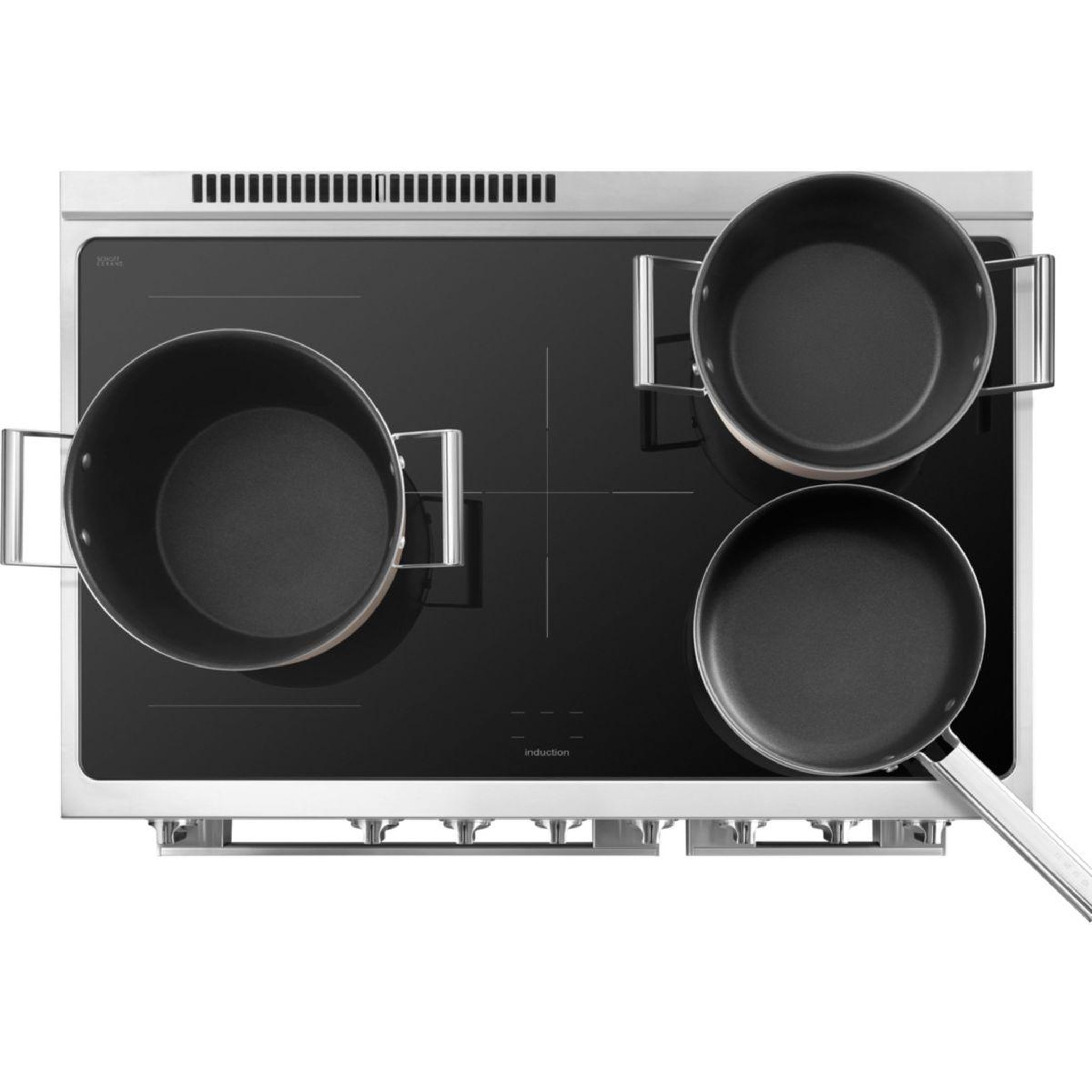 Voir la diapositive 4 : SMEG Piano de cuisson induction cpf92imwh