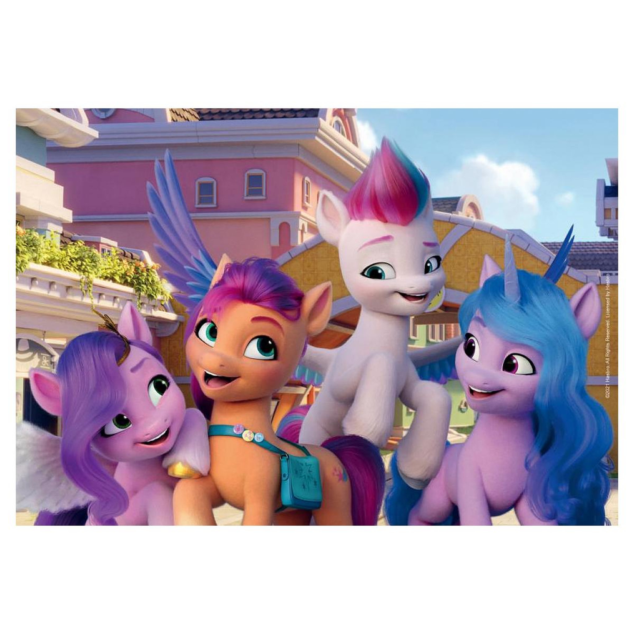 Voir la diapositive 2 : RAVENSBURGER Puzzles 2x24 p - amitié entre poneys / my little pony