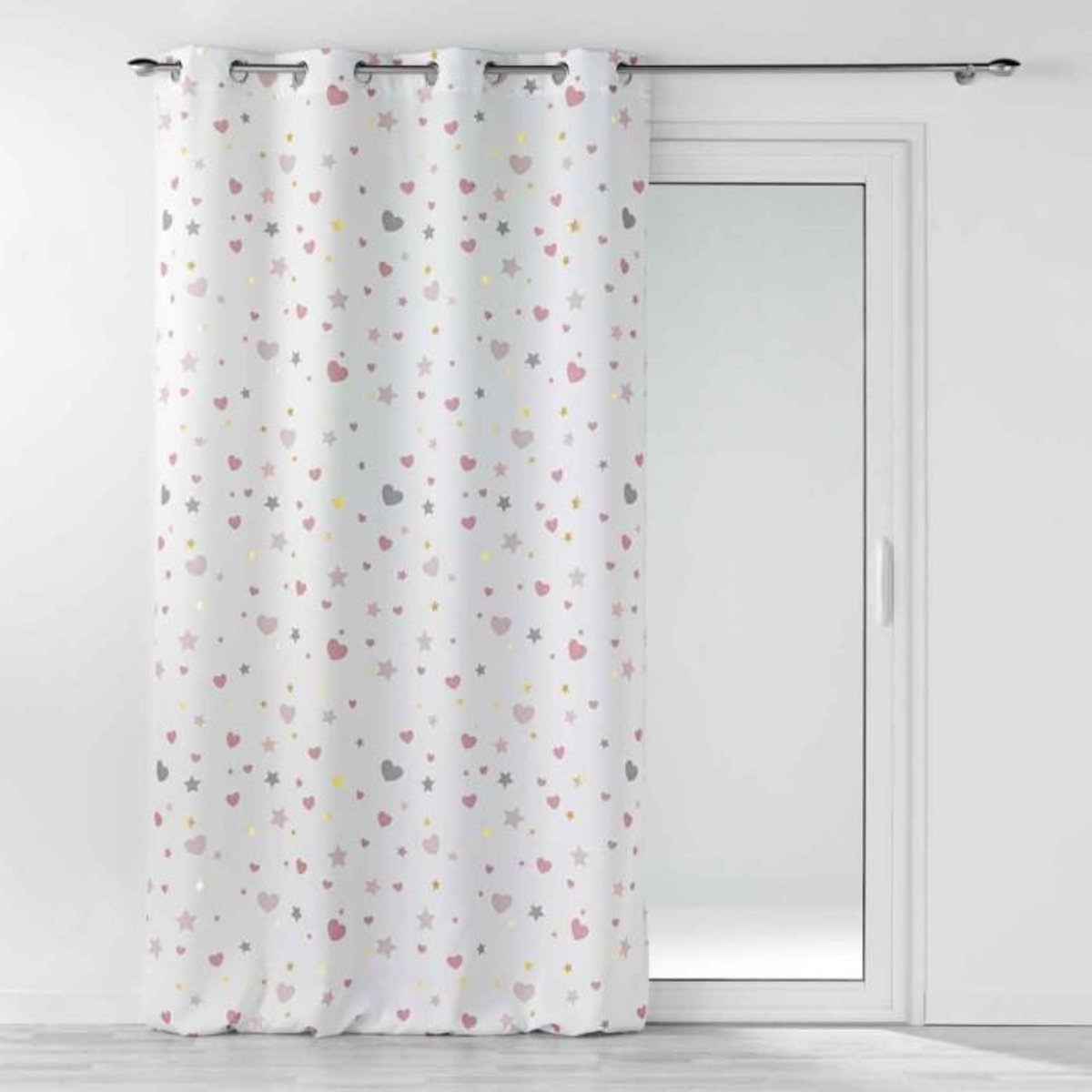 Paris Prix Rideau Enfant  Céleste  140x260cm Blanc