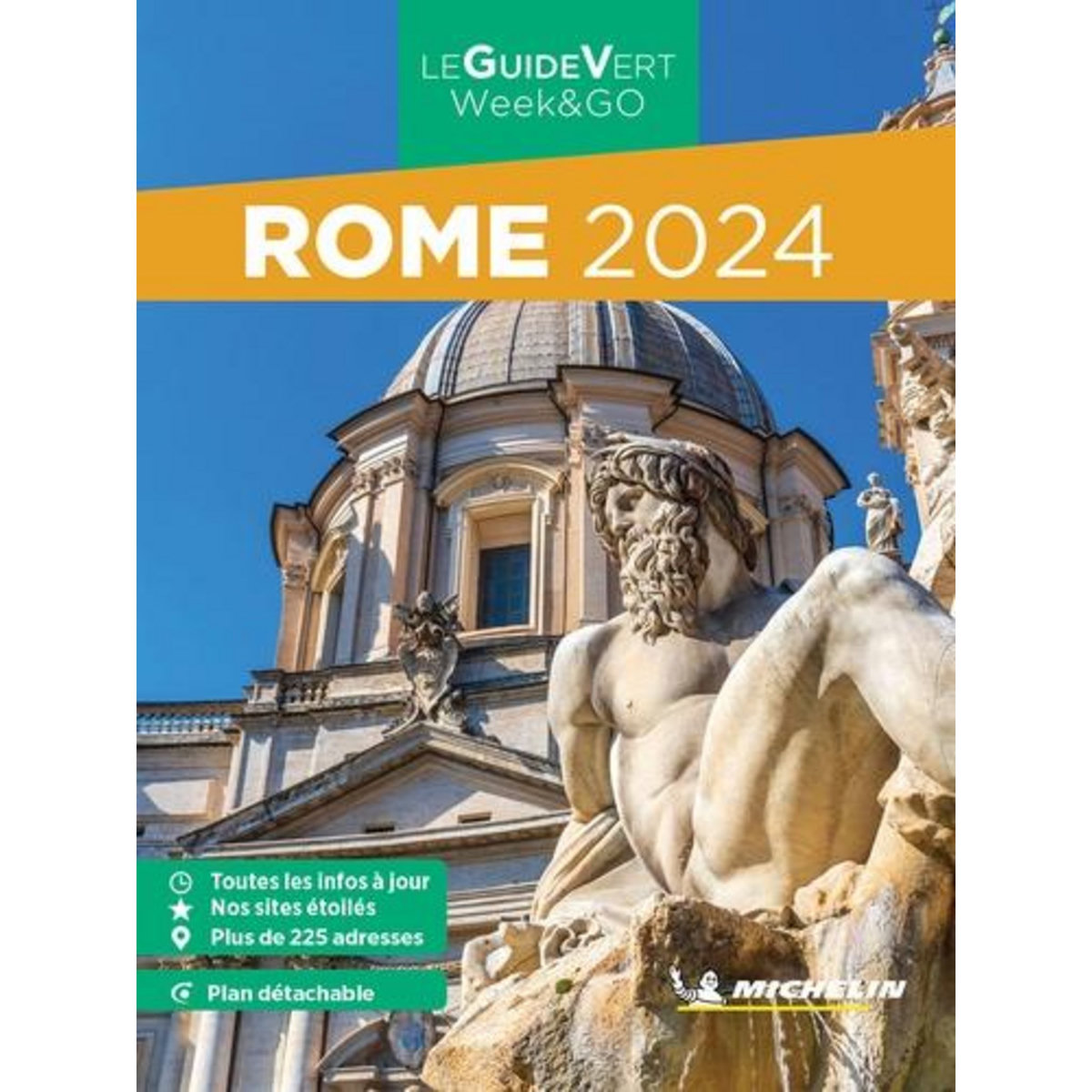 ROME. EDITION 2024. AVEC 1 PLAN DETACHABLE, Michelin