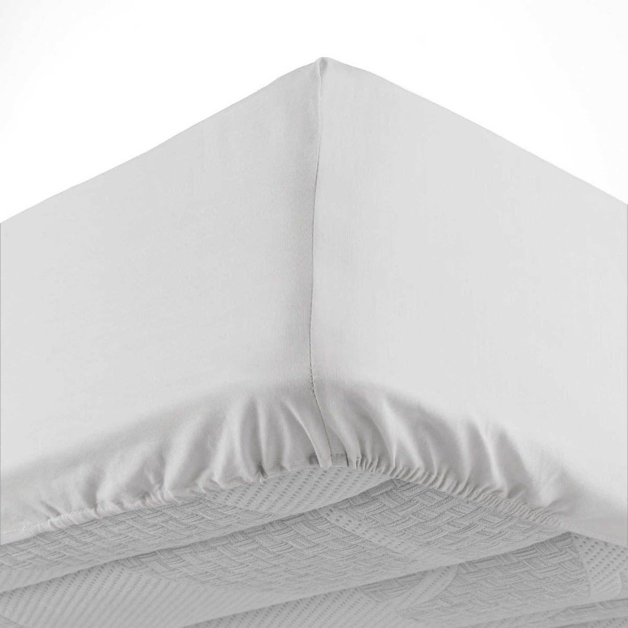 Douceur d'Intérieur Drap housse  lina  90x190cm white