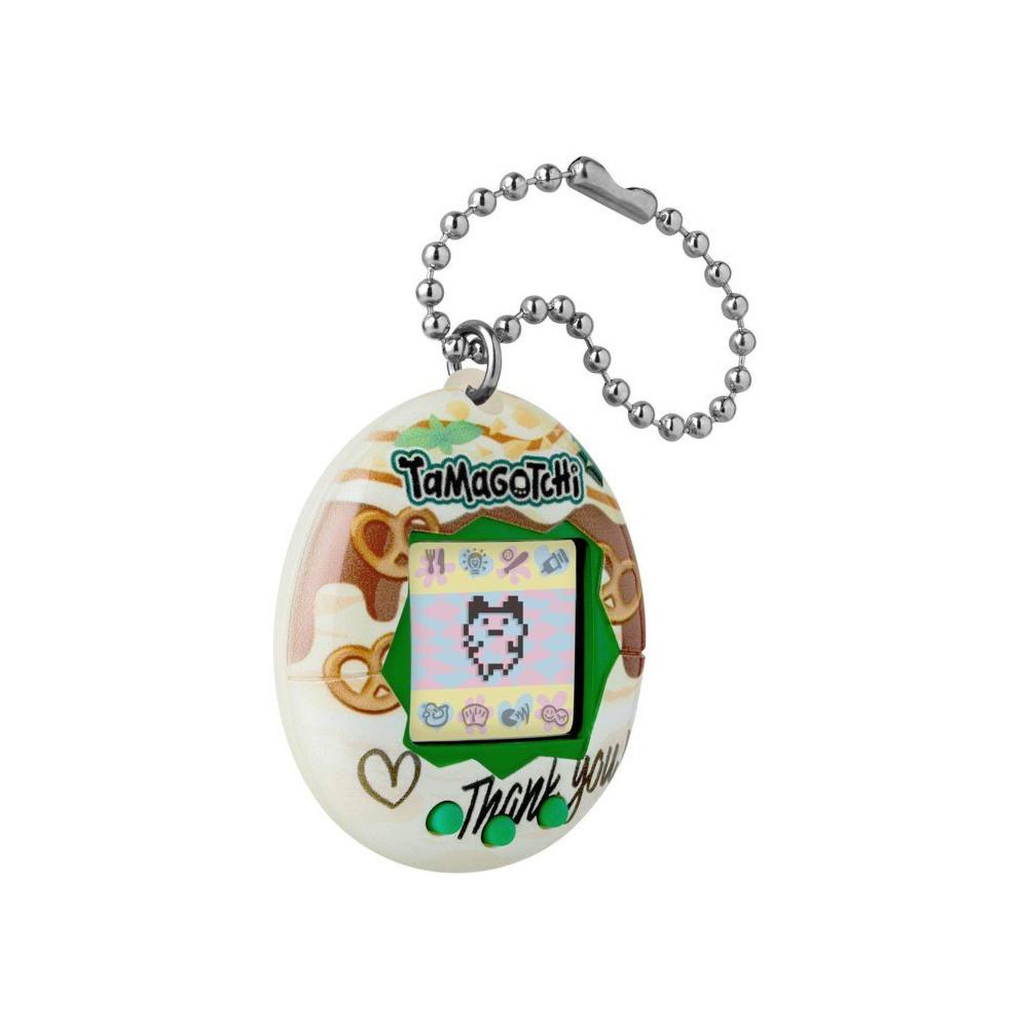 Voir la diapositive 3 : Tamagotchi GEN2 caramel nuts œuf porte-clés écran LCD couleur