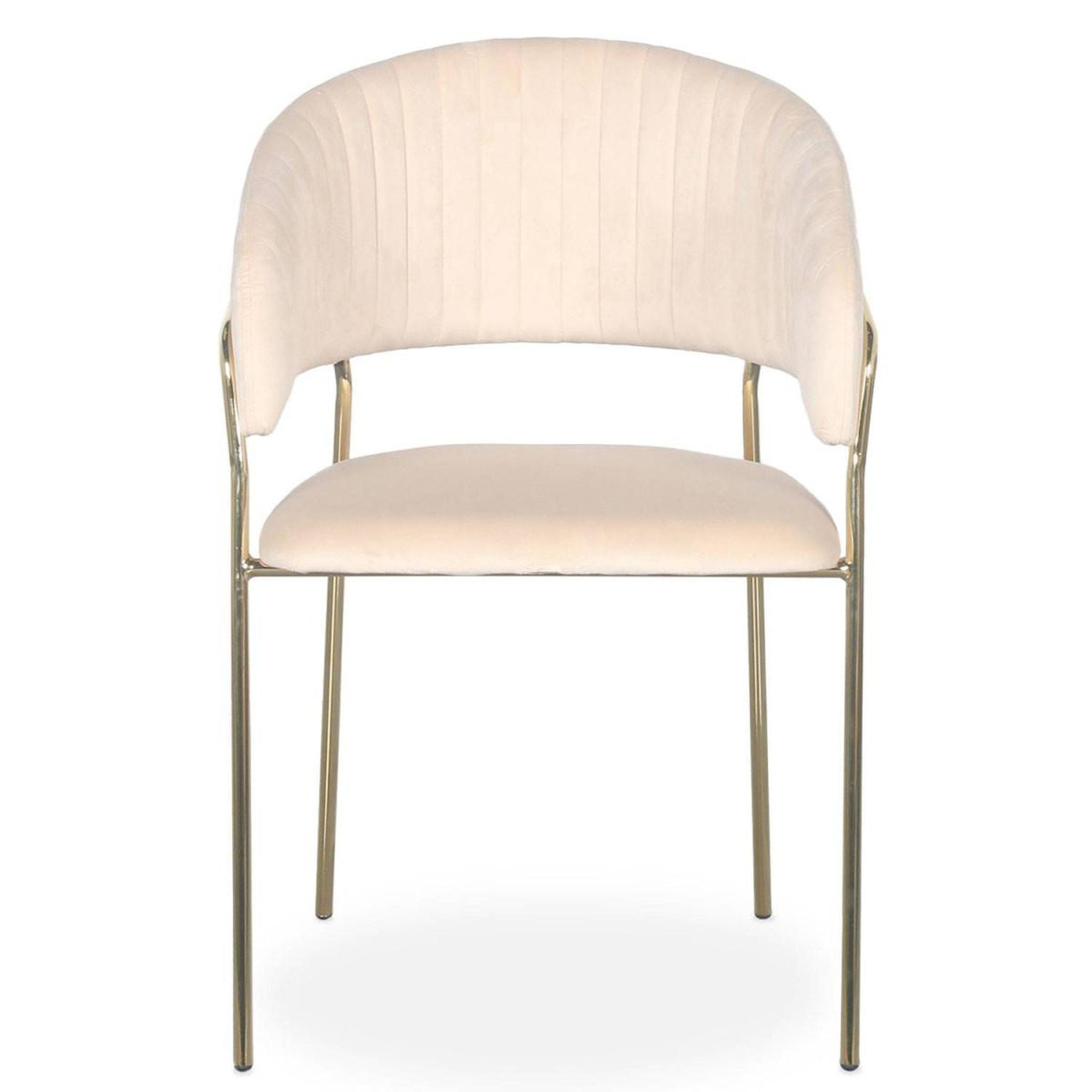 Voir la diapositive 3 : Paris Prix Lot de 8 chaises en velours  batora  79cm beige