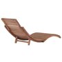 Voir la diapositive 5 : VIDAXL Chaise longue pliable Bois de teck solide