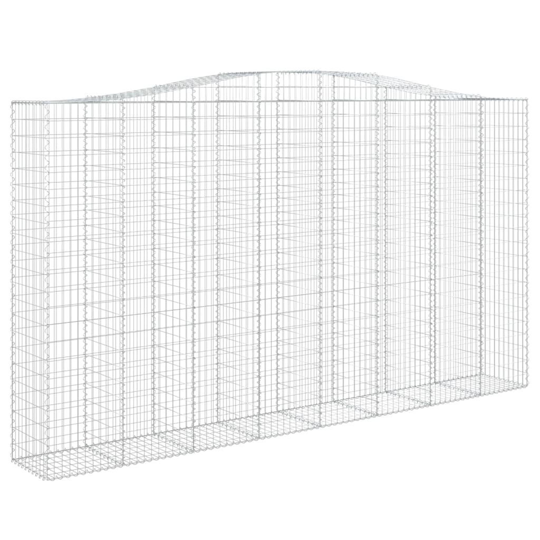Voir la diapositive 3 : VIDAXL Paniers a gabions arques 7 pcs 400x50x220/240 cm Fer galvanise