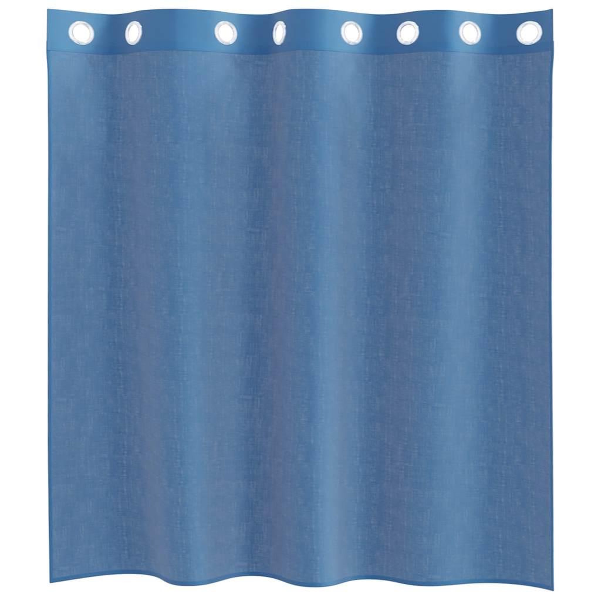 Voir la diapositive 4 : VIDAXL Rideaux en voile avec œillets 2 pcs bleu royal
