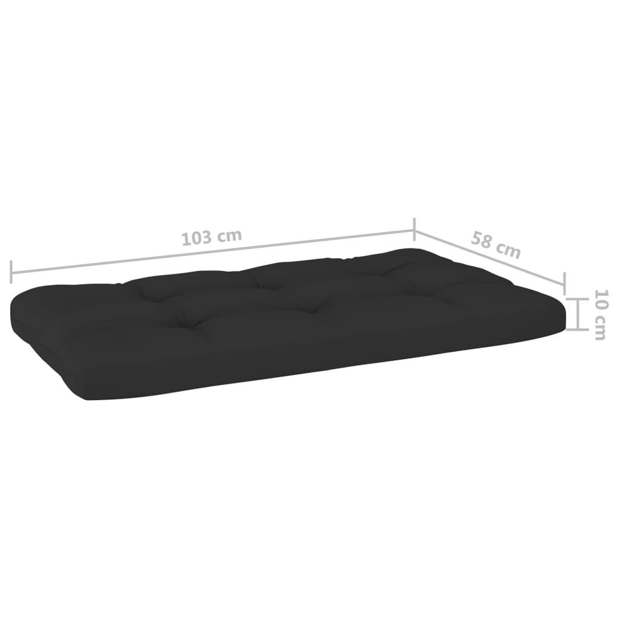 Voir la diapositive 5 : VIDAXL Canape d'angle palette de jardin Bois de pin impregne de blanc