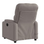 Voir la diapositive 4 : VIDAXL Fauteuil de massage inclinable Taupe Tissu