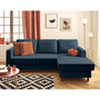 Voir la diapositive 1 : LISA DESIGN Jake - canapé d'angle droit 4 places convertible avec coffre en fausse fourrure