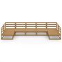 Voir la diapositive 3 : VIDAXL Salon de jardin 7 pcs bois de pin massif