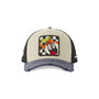 Voir la diapositive 2 : CAPSLAB Casquette trucker premium avec filet effet bambou Looney Tunes Taz