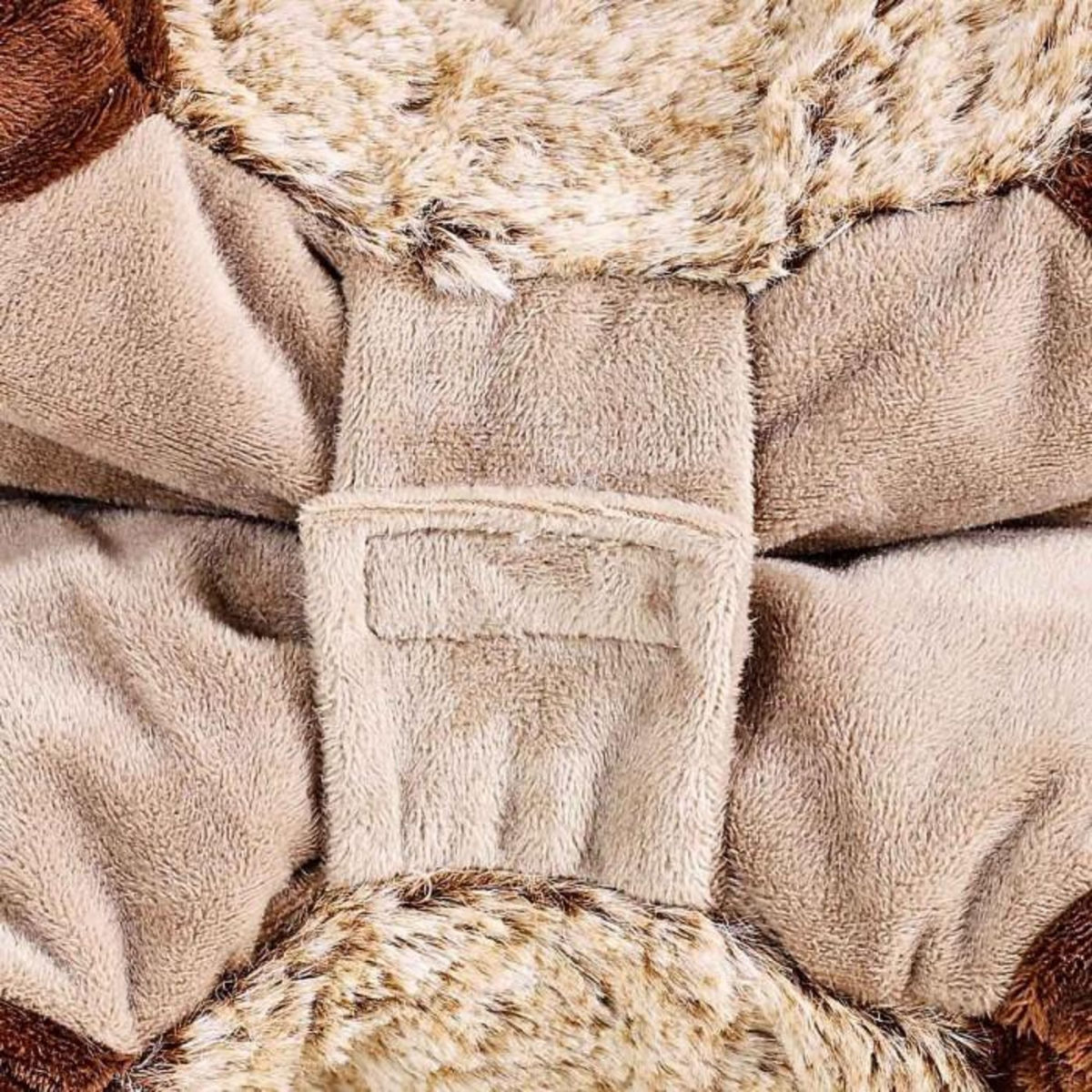 Paris Prix Bouillotte Coussin  Micro-Ondable  34cm Marron