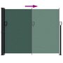 Voir la diapositive 5 : VIDAXL Auvent lateral retractable vert fonce 160x600 cm