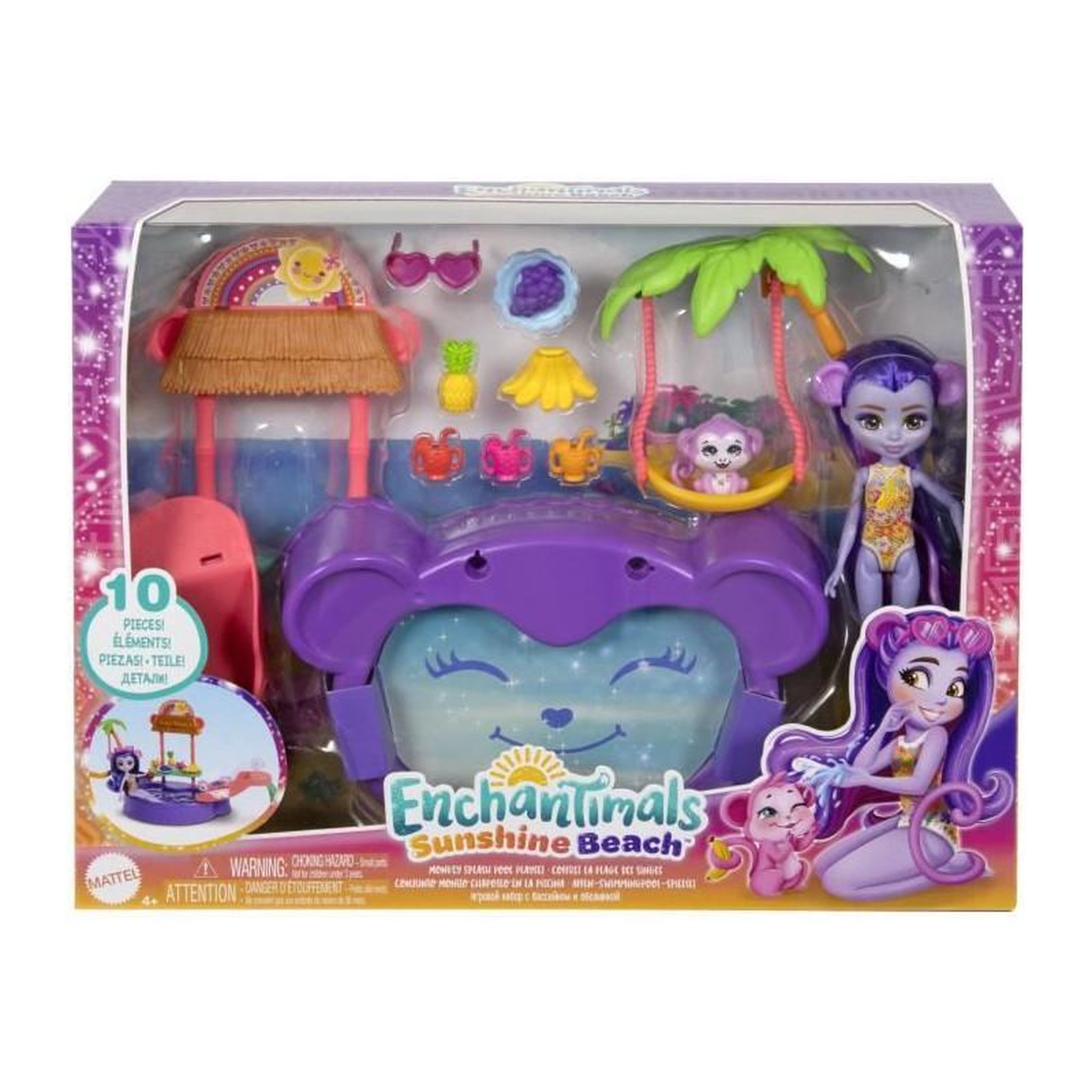 Voir la diapositive 6 : ENCHANTIMALS PISCINE DES SINGES - ENCHANTIMALS - HTW73