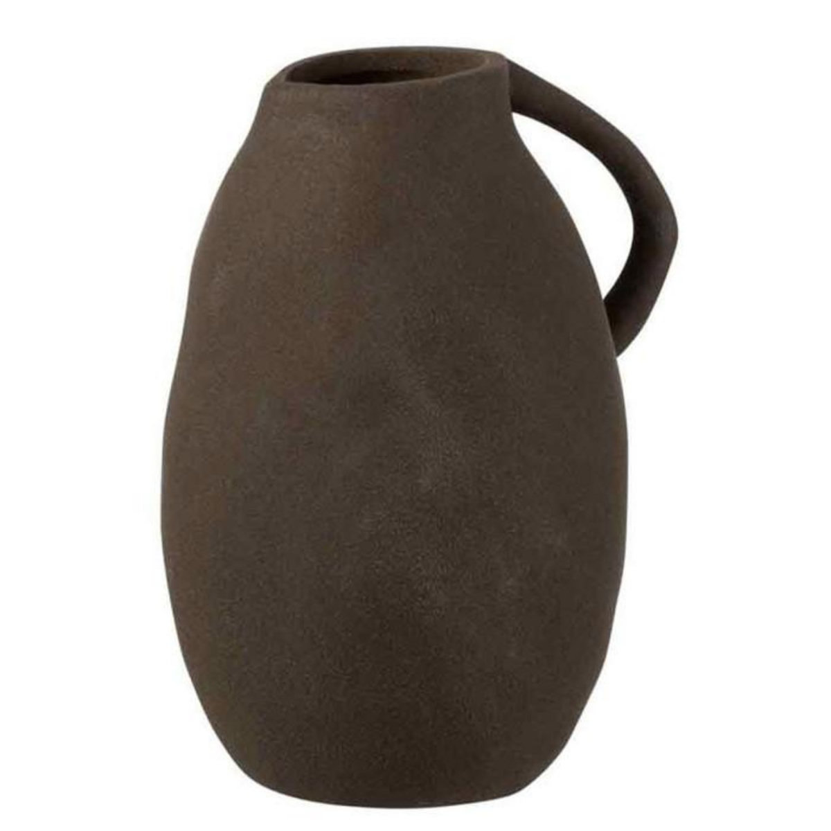 Paris Prix Vase Design en Céramique  Cruche  25cm Noir