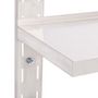 Voir la diapositive 4 : VIDAXL Etagere murale a 2 niveaux Acier inoxydable 100x30 cm