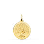 Voir la diapositive 1 : L'ATELIER D'AZUR Pendentif - Médaille Arbre de Vie Or Jaune - Chaine Offerte