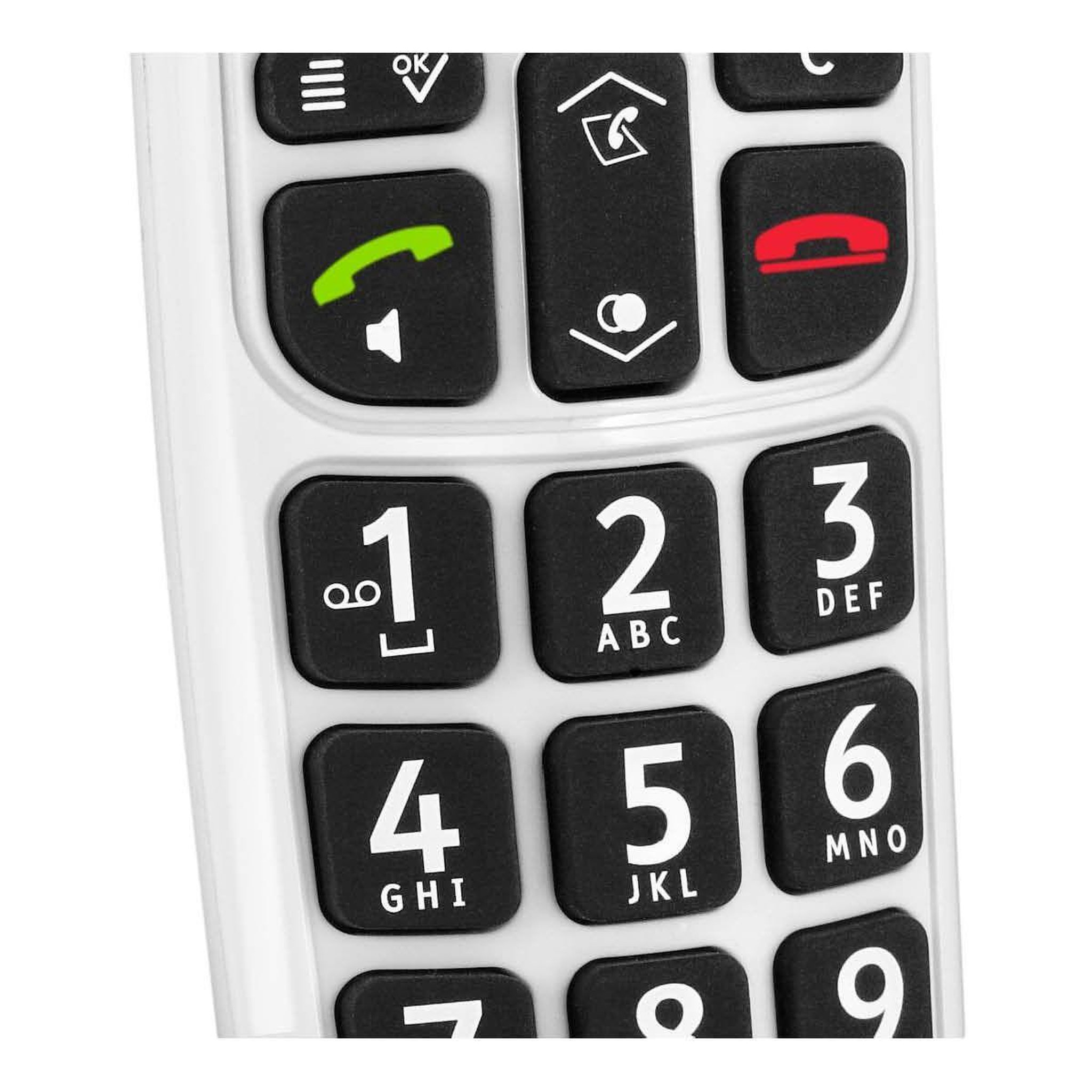 Voir la diapositive 3 : Doro Téléphone sans fil phone easy 100w noir