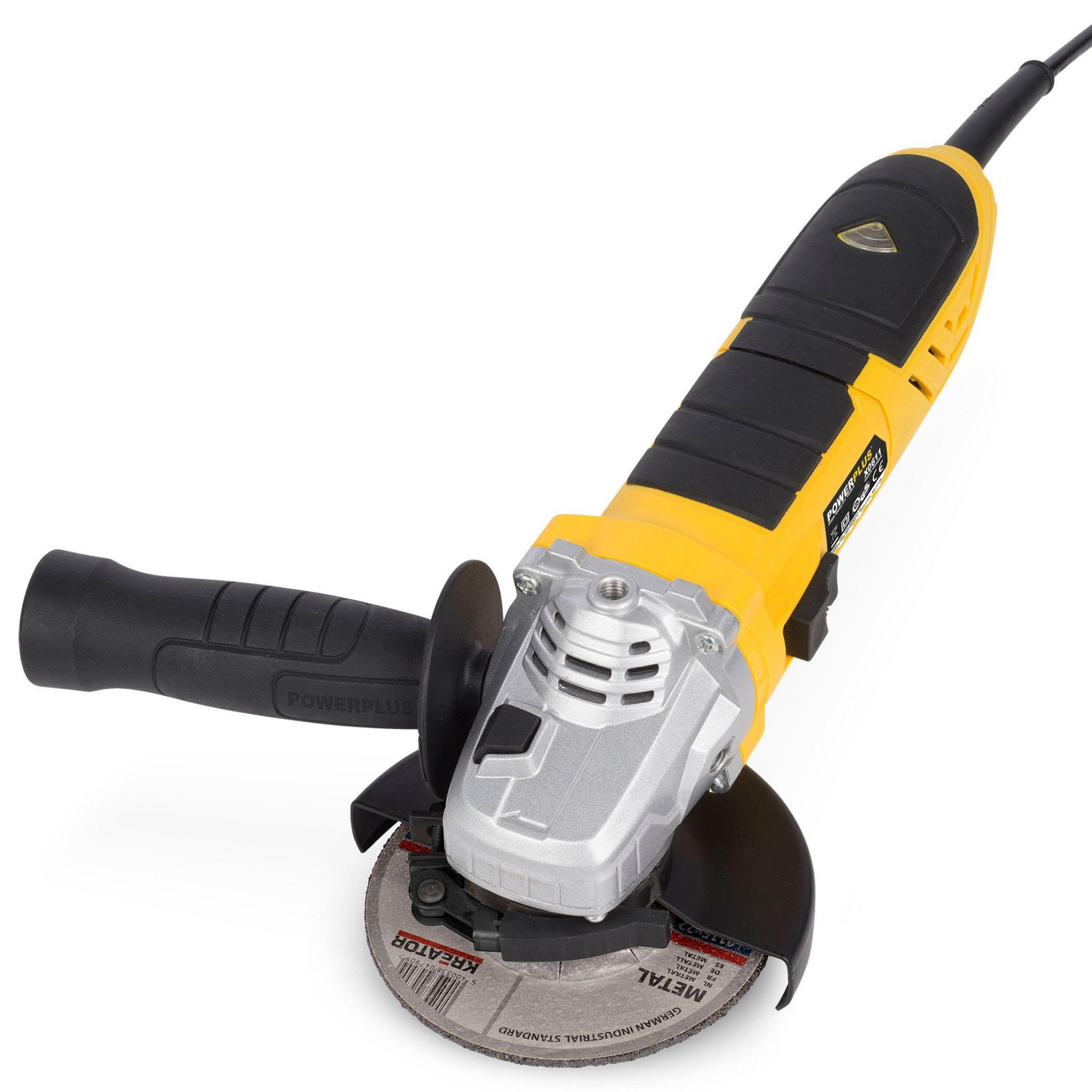 Voir la diapositive 2 : POWERPLUS Meuleuse d'angle pro ø115mm 900w
