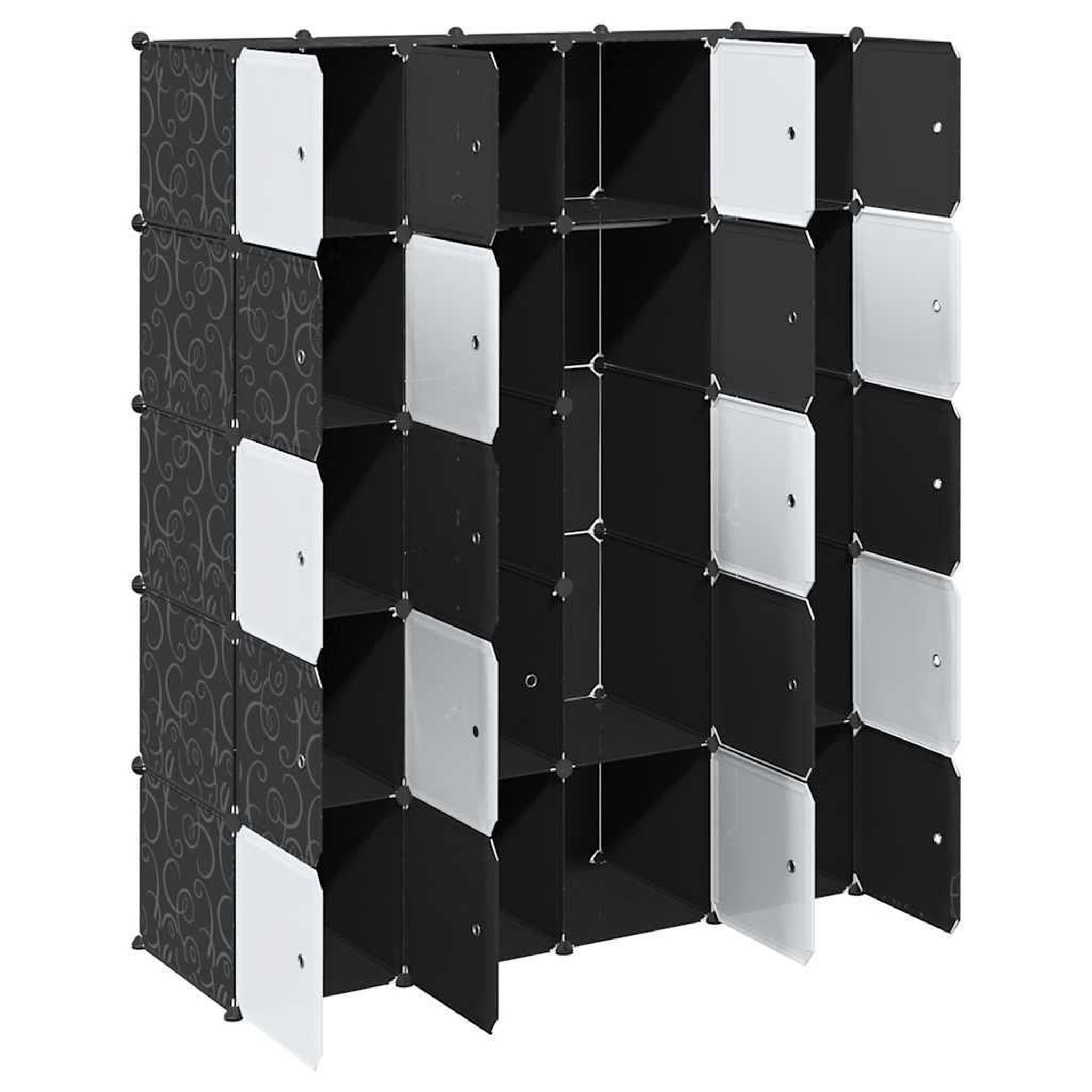 Voir la diapositive 5 : VIDAXL Cubes de rangement 20 pcs avec tiges de suspension PP