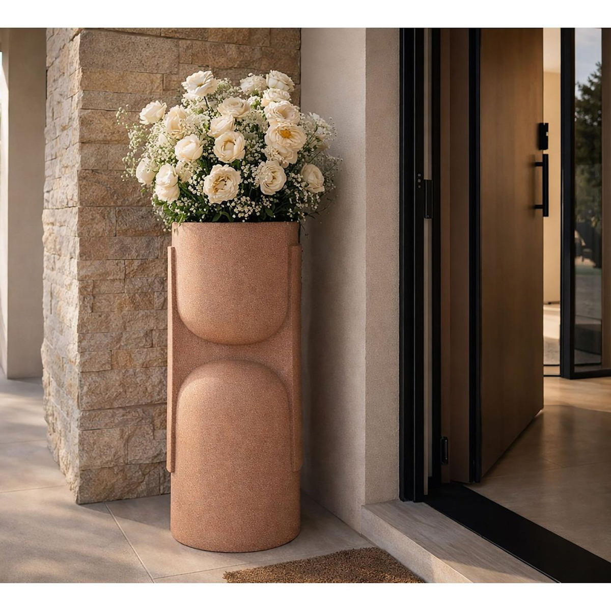 Paris Prix Cache-Pot Design  Nui  91cm Terracotta