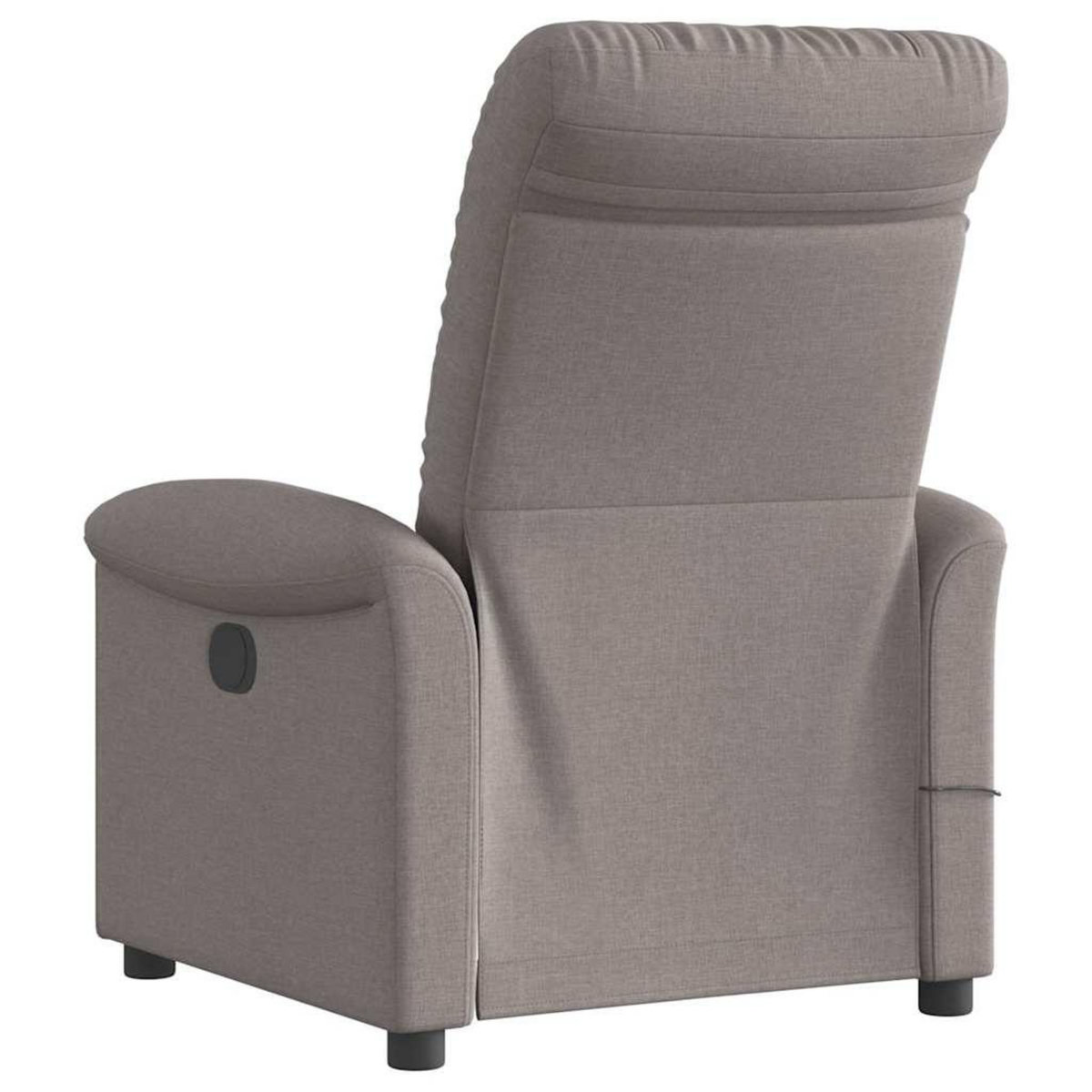 VIDAXL Fauteuil de massage inclinable Taupe Tissu
