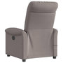 Voir la diapositive 5 : VIDAXL Fauteuil de massage inclinable Taupe Tissu