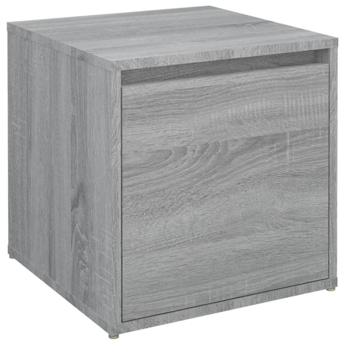 VIDAXL Tiroir boîte Sonoma gris 40,5x40x40 cm Bois d'ingenierie