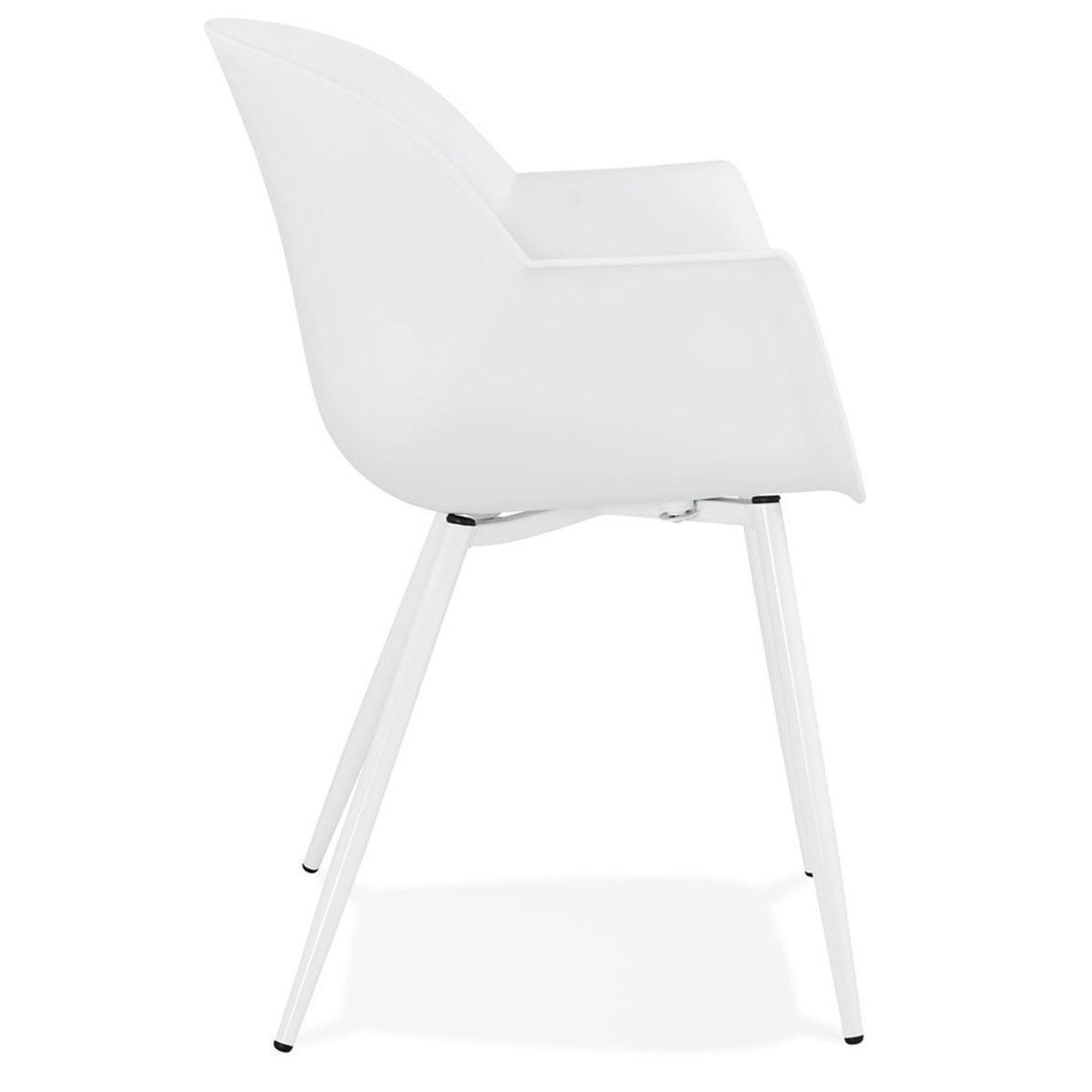 Voir la diapositive 3 : Paris Prix Chaise design avec accoudoirs  sinco  85cm blanc