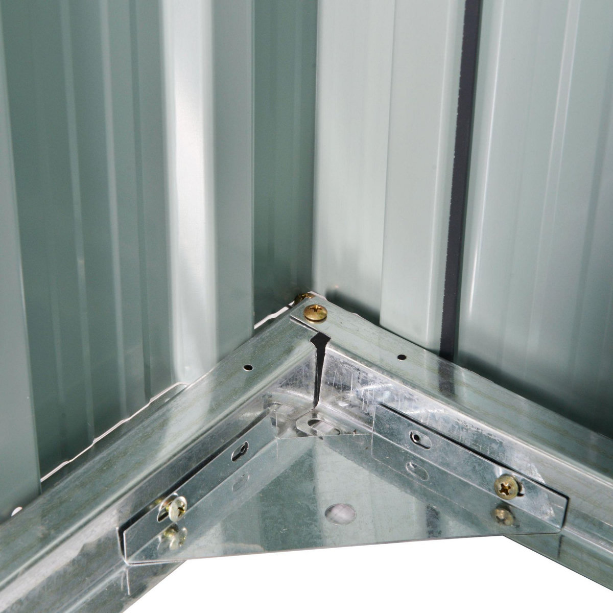 OUTSUNNY Abri de jardin - remise pour outils - abri vélo - abri poubelle - 2 portes verrouillables - dim. 147L x 86l x 134H cm - tôle d'acier noir blanc