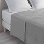 Voir la diapositive 1 : Paris Prix Drap Plat en Coton  Biolina  180x290cm Gris