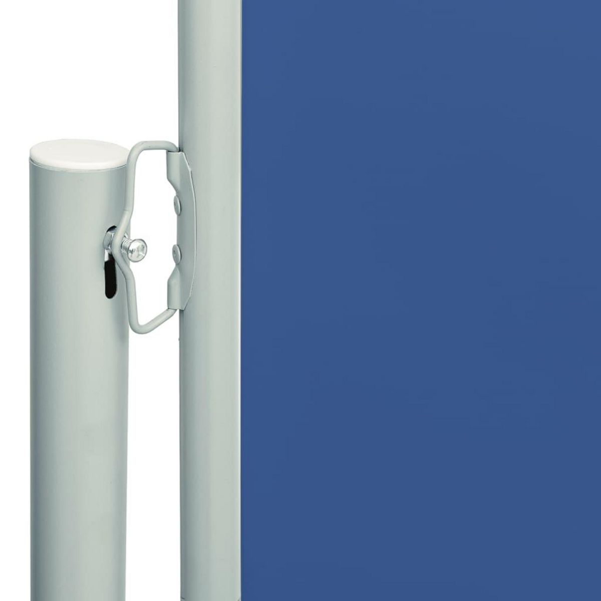VIDAXL Auvent lateral retractable de patio 200x600 cm Bleu