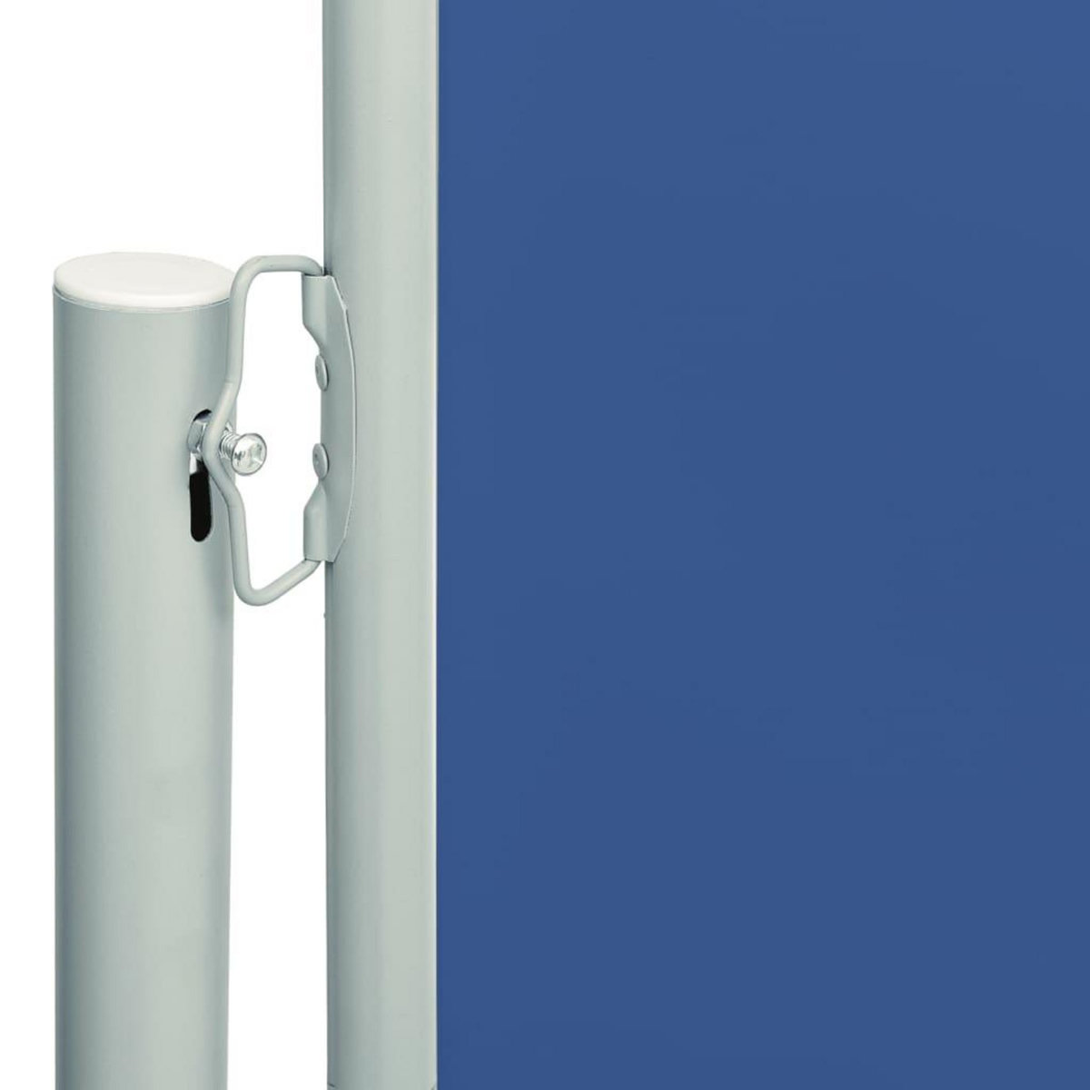 VIDAXL Auvent lateral retractable de patio 200x600 cm Bleu