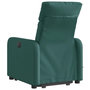 Voir la diapositive 4 : VIDAXL Fauteuil inclinable de massage Vert fonce Tissu