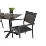 Voir la diapositive 4 : Paris Prix Ensemble Table de Jardin & 2 Chaises  Colorado & Copacabana  74cm Noir