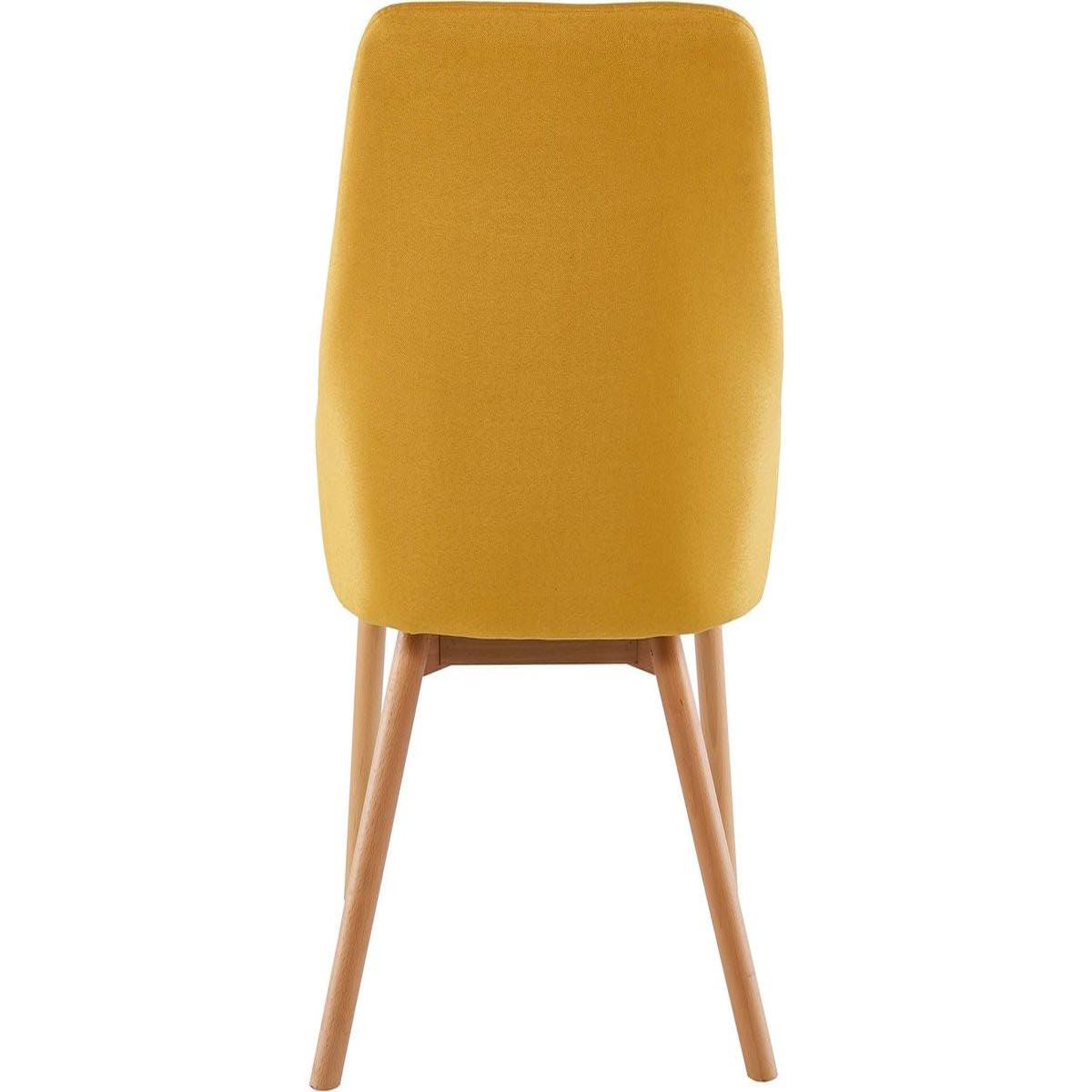 Voir la diapositive 4 : Habitat et Jardin Lot de 2 chaises  Tamiko  - Jaune