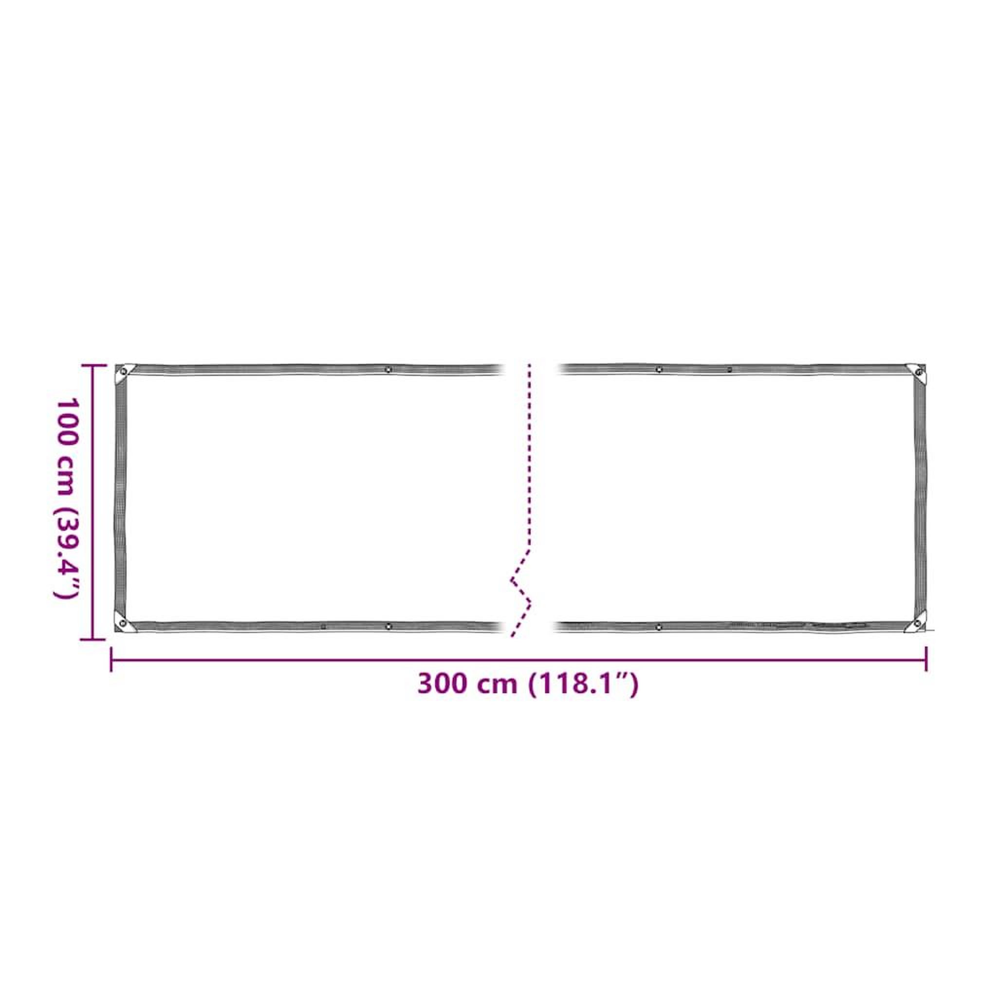 Voir la diapositive 6 : VIDAXL Housse de protection plantes avec œillets 1x3 m polyethylene