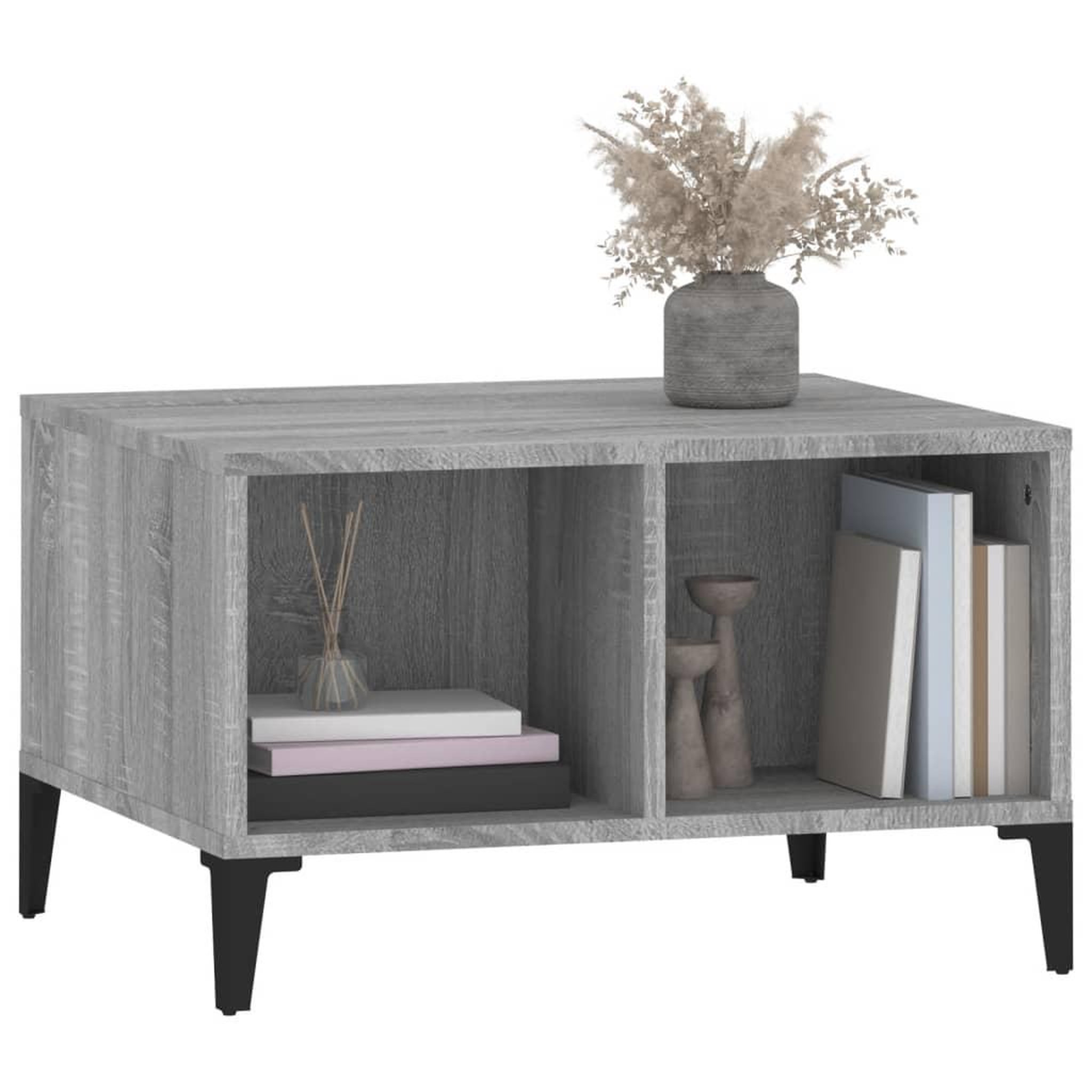 Voir la diapositive 4 : VIDAXL Table basse Sonoma gris 60x50x36,5 cm Bois d'ingenierie