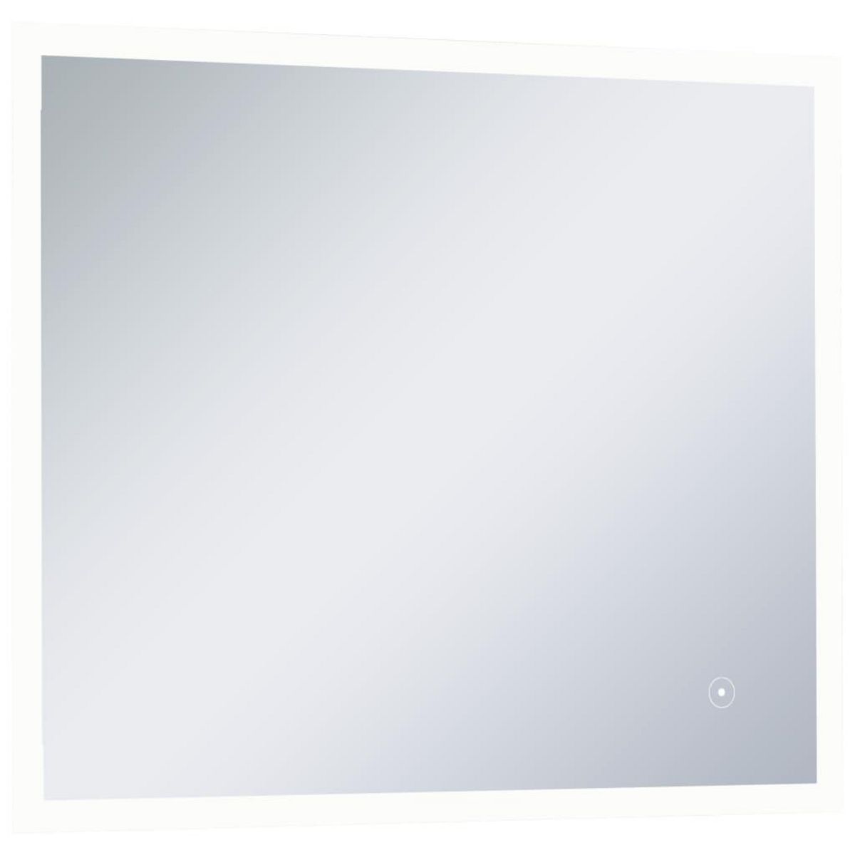 VIDAXL Miroir mural a LED de salle de bain et capteur tactile 60x50 cm