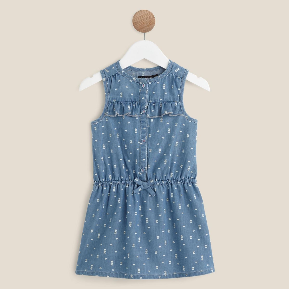 IN EXTENSO Robe en jean bébé fille