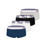 Voir la diapositive 2 : FILA Pack Surprise de 4 Boxers coton femme