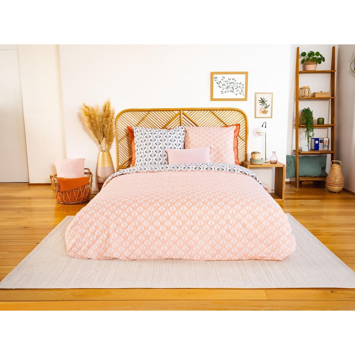 Home collection Parure housse de couette 100% coton bci adouci 57 fils mig - volea