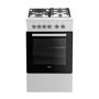Voir la diapositive 1 : Beko Cuisinière mixte FSS53000DW